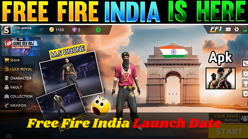 Free Fire India Launch Date